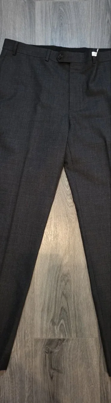 Lauren Ralph Lauren Men's Charcoal Gray Dress Pants